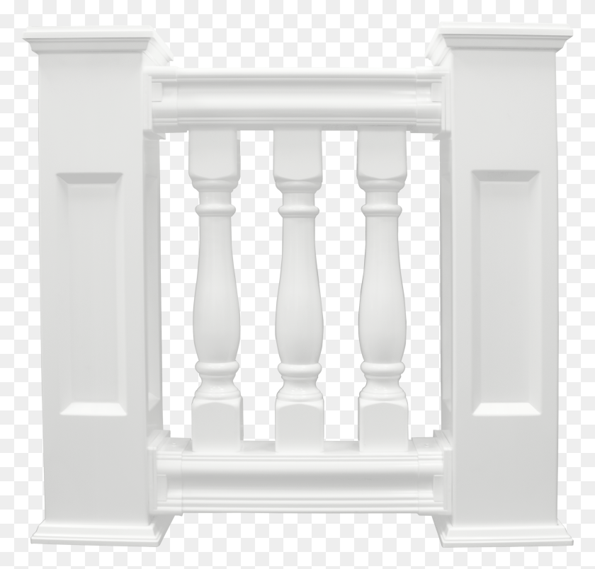 2440x2330 With Turned Vinyl Balusters, Railing, Architecture, Building HD PNG Download