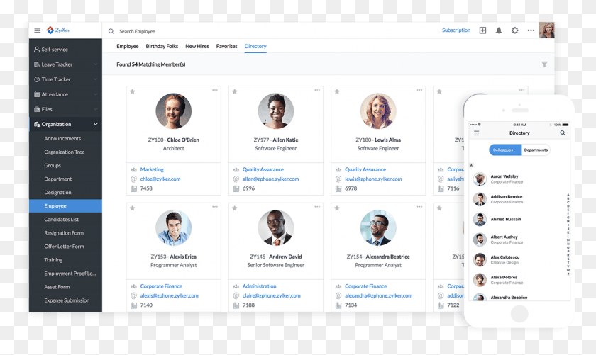 1229x695 With Zoho People You Can Create A Custom Database Human Resources Employee Portal, Person, Human, File HD PNG Download