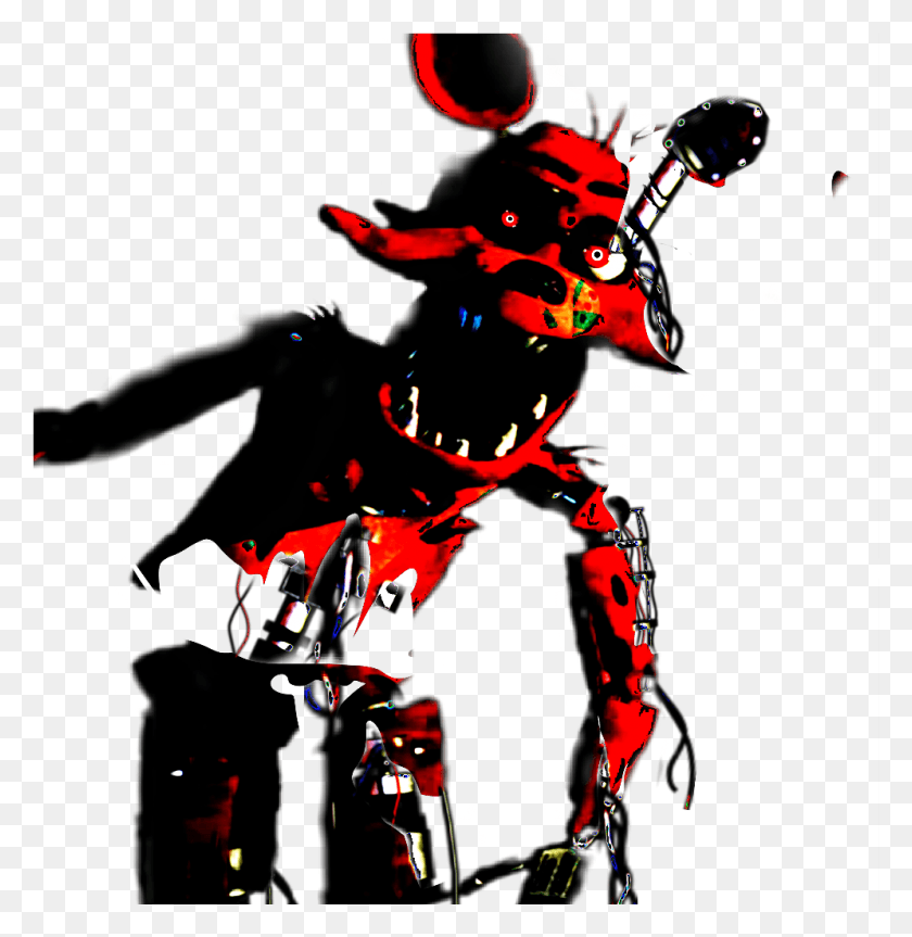 995x1025 Withered Nightmare Foxy Illustration, Graphics, Person HD PNG Download