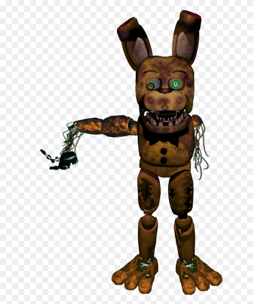 641x950 Descargar Png Marchbonnie Springbonnie, Withered Spring Bonnie Png