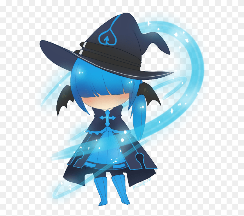 617x682 Wizard Hat Chibi Anime Pictures Wizard Hat Chibi Anime Chibi Wizard, Hourglass, Lighting, Balloon HD PNG Download