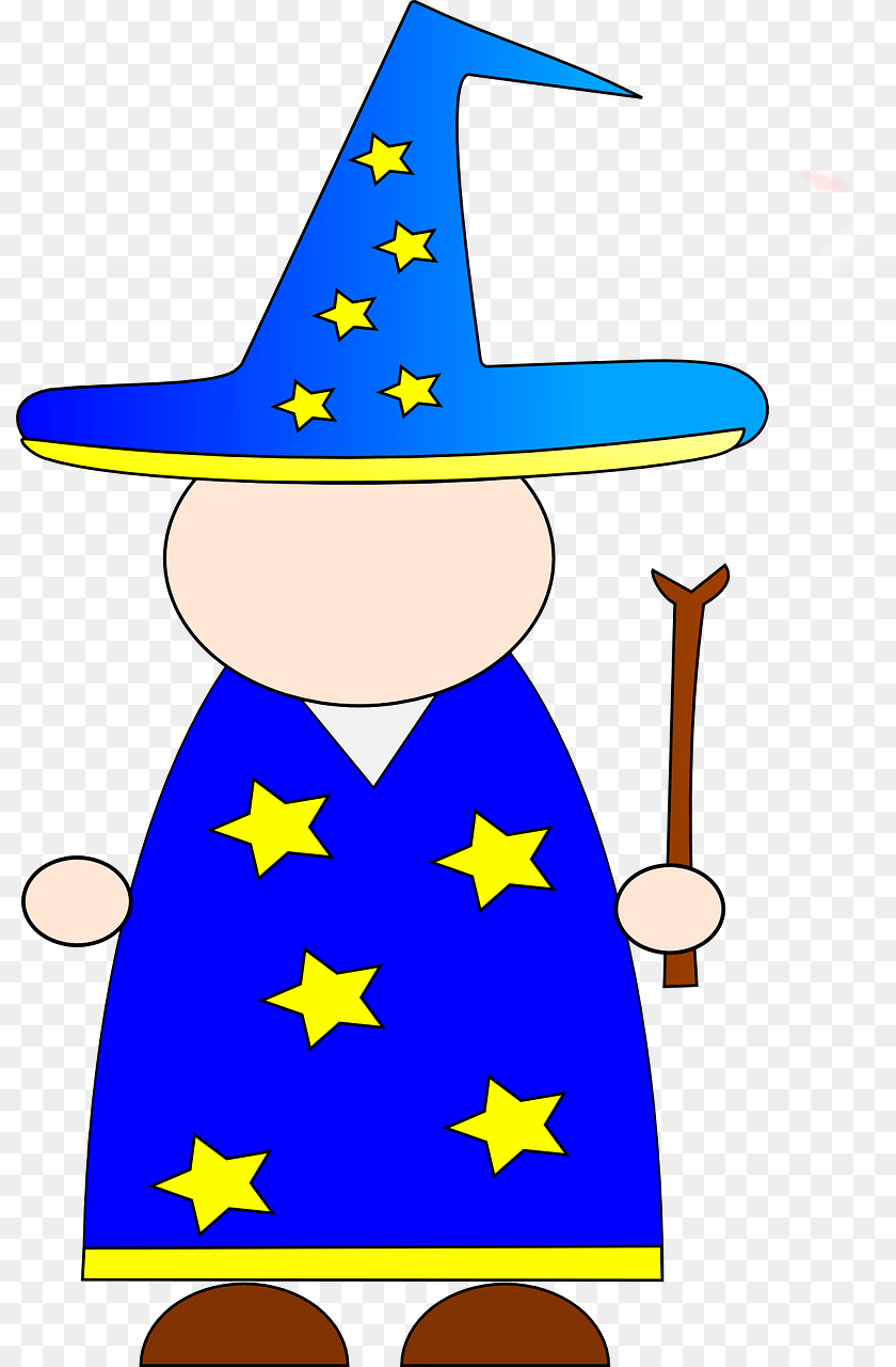 810x1280 Wizard Mask Clipart, Clothing, Hat, People, Person Sticker PNG