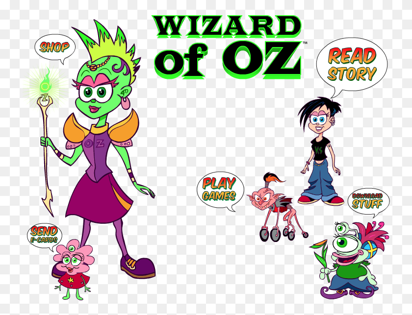 750x583 Wizard Of Oz Cartoon, Person, Human, Graphics HD PNG Download