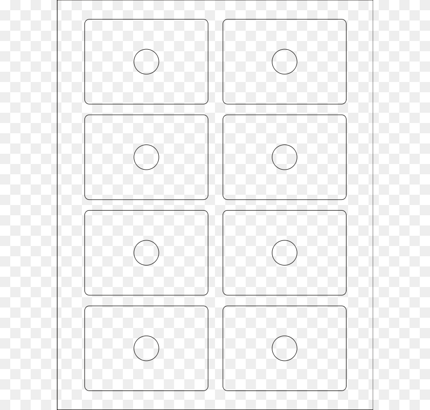 Wl 6075 Business Card Cd Label Template, Drawer, Electronics, Furniture, Mobile Phone Clipart PNG