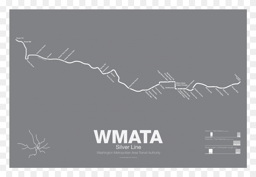1297x865 Wmata Silver Line Metro Poster Graphic Design, Advertisement, Text, Nature HD PNG Download