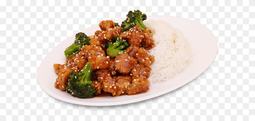 598x339 Wok Chow Sesame Chicken, Plant, Broccoli, Vegetable HD PNG Download