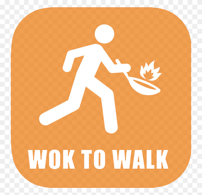 750x750 Wok To Walk Wok To Walk Logo, Symbol, Trademark, Text HD PNG Download