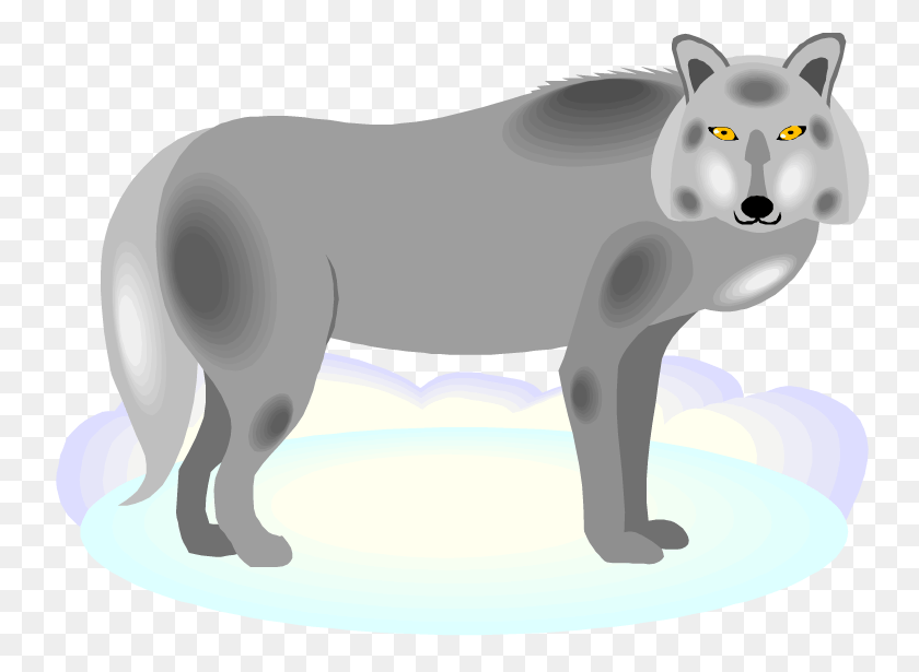 750x555 Wolf Cartoon, Animal, Mammal, Wildlife HD PNG Download