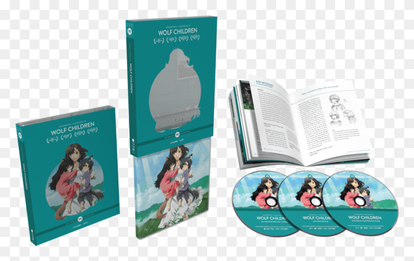 921x554 Wolf Children Hosoda Beauty Spread Hosoda Collection Funimation, Libro, Persona, Humano Hd Png