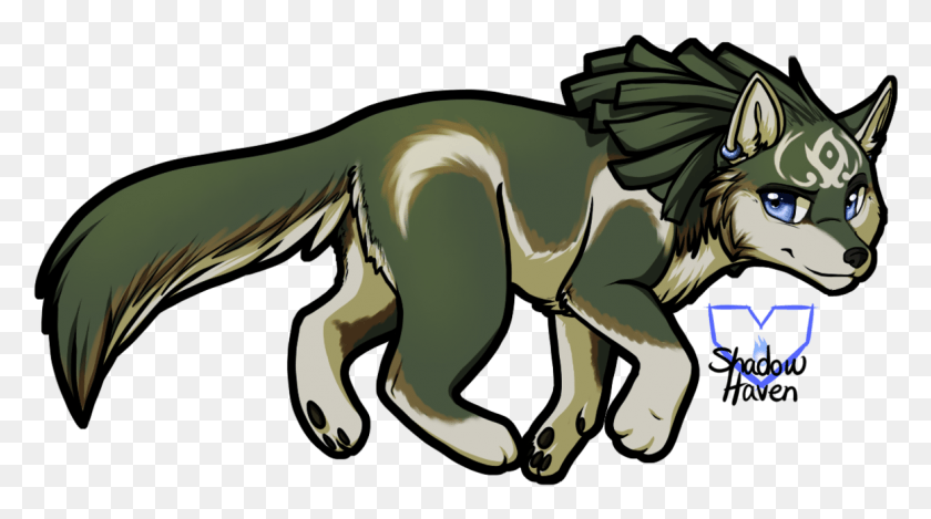 1161x610 Wolf Link Chibi Speedpainting By Shadowhaven0 D5b425e Chibi Wolf Link, Animal, Horse, Mammal HD PNG Download