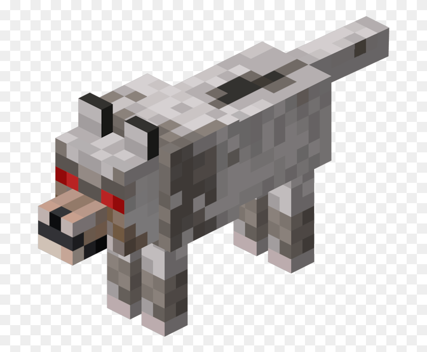 693x633 Wolf Minecraft, Toy HD PNG Download