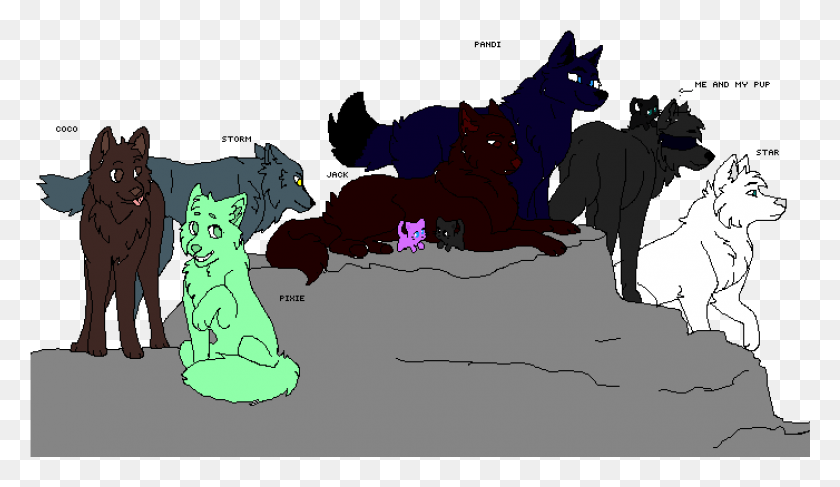 1401x767 Wolf Pack De Dibujos Animados, Mamíferos, Animales, Ropa Hd Png