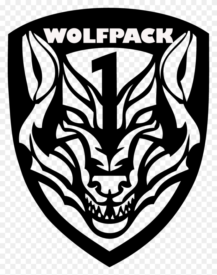 813x1046 Wolf Pack Transparent Image Afo Wolfpack, Stencil, Poster, Advertisement HD PNG Download