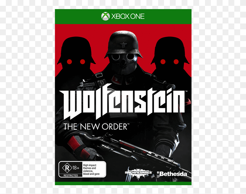 468x601 Wolfenstein The New Order Xbox, Человек, Человек, Шлем Hd Png Скачать