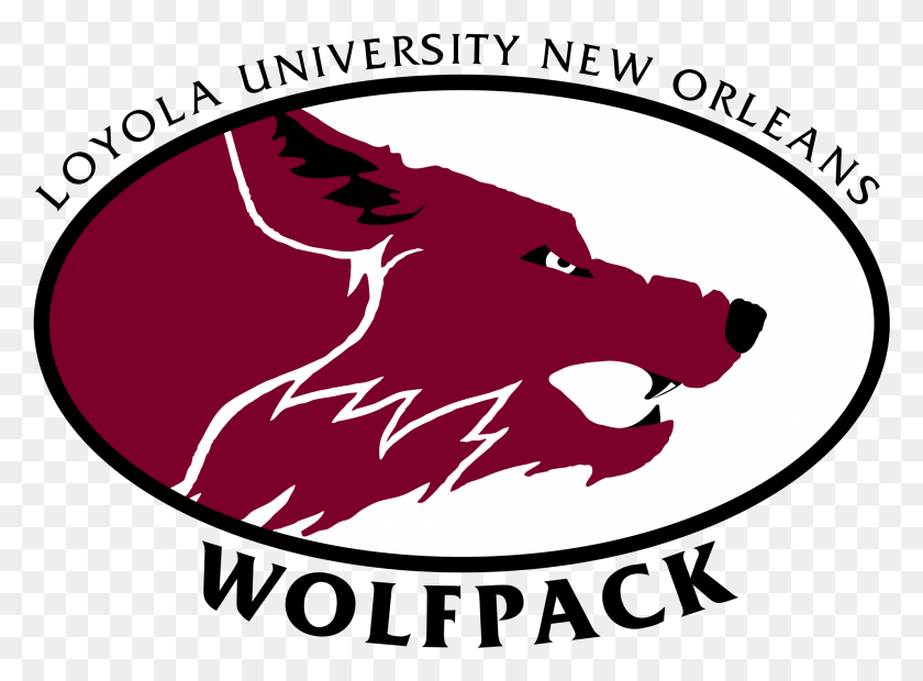 2165x1555 Descargar Png Wolfpack Logo Transparente Loyola Wolf Pack, Etiqueta, Texto, Animal Hd Png