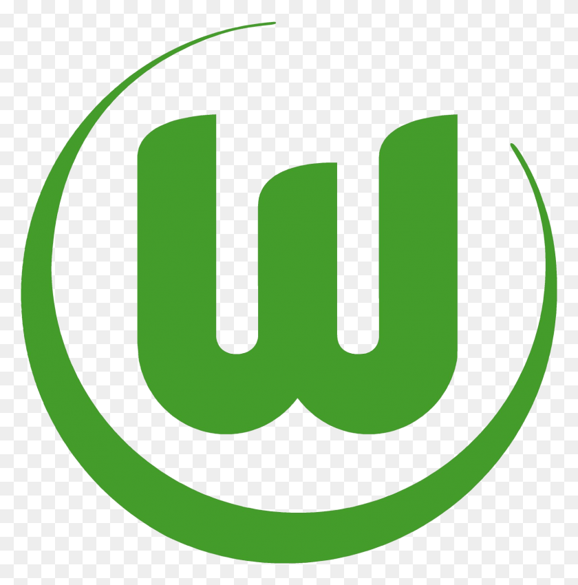 1589x1611 Wolfsburg Logo Wolfsburg Fc, Word, Green, Text HD PNG Download