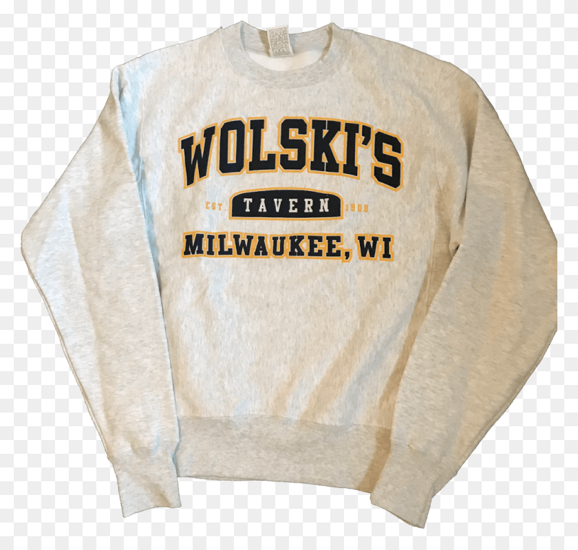 1000x949 Wolskis Champion Crewneck Sweatshirt, Clothing, Apparel, Sweater HD PNG Download