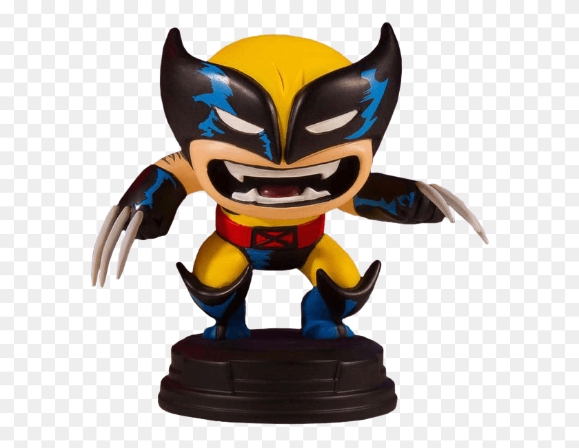 580x591 Wolverine Animado 3 Estatua Wolverine Animado, Juguete, Robot, Disfraz Hd Png