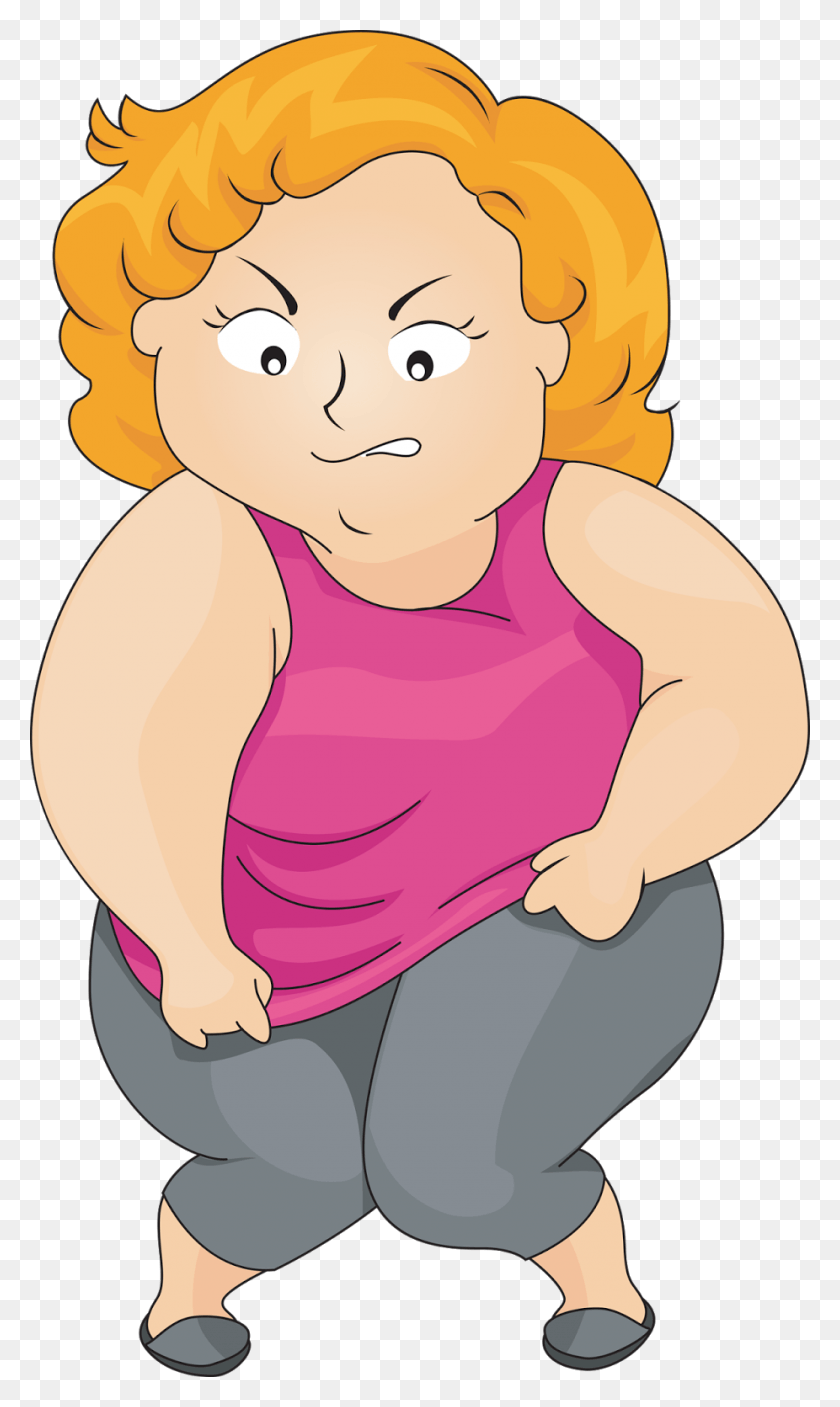 926x1600 Woman Clip Art Fat Woman Clipart, Face, Baby, Arm HD PNG Download