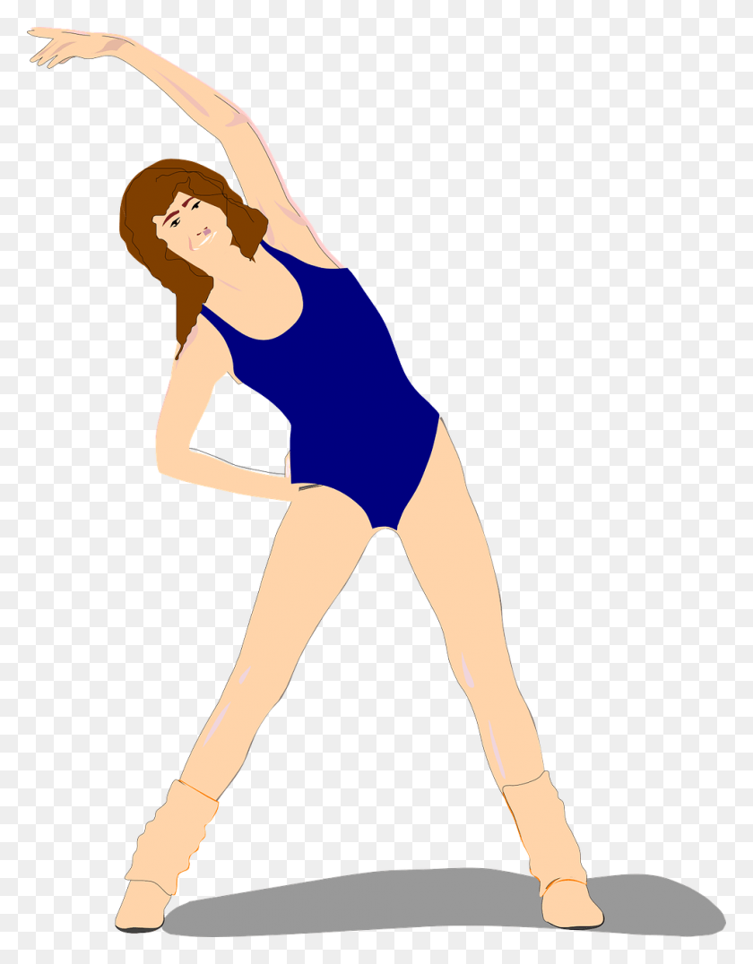 982x1280 Женщина Делает Упражнения Женского Фитнеса Изображение Работает Gif, Человек, Человек, Танцевальная Поза Hd Png Скачать