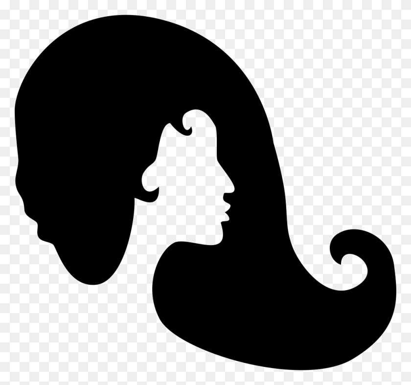 980x914 Woman Hair Comments Icone De Cabelo, Stencil, Text HD PNG Download