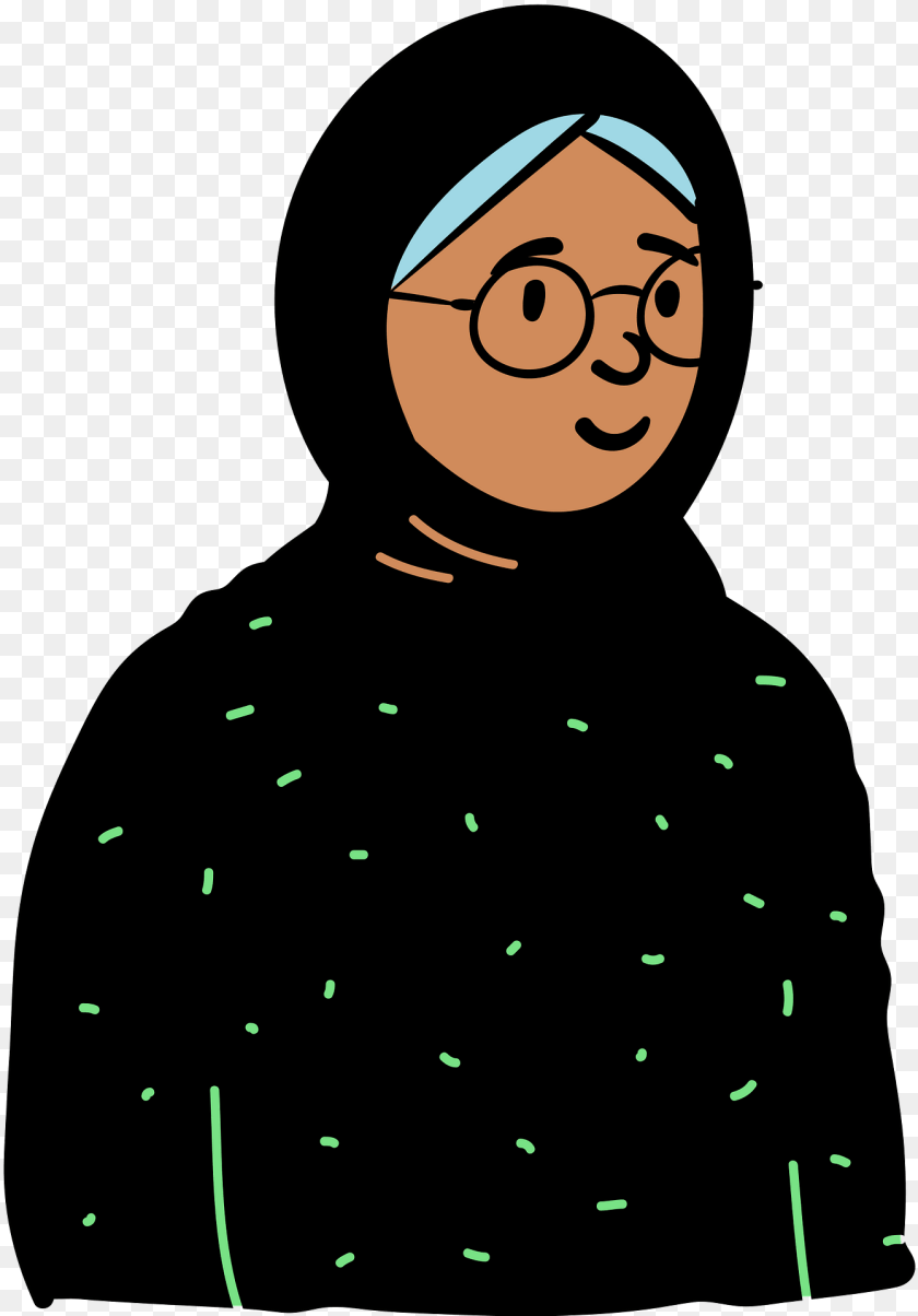 1340x1920 Woman In Black Sweater Adult, Person, Female, Head Clipart PNG
