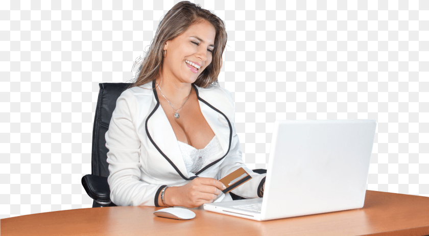 1921x1056 Woman On Leptop Woman Business, Adult, Sitting, Person, Female Clipart PNG