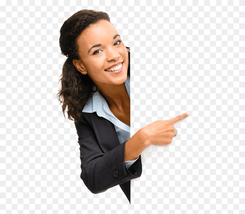 465x674 Woman Pointing Transparent Lady Pointing Image Transparent, Person, Human, Face HD PNG Download