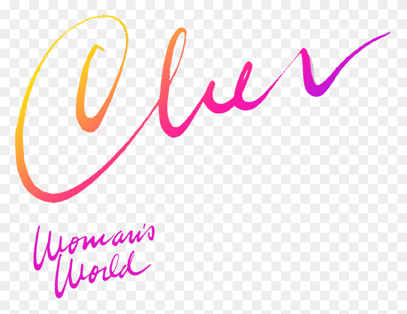 1318x994 Woman S World Cher Logo, Text, Handwriting, Calligraphy HD PNG Download