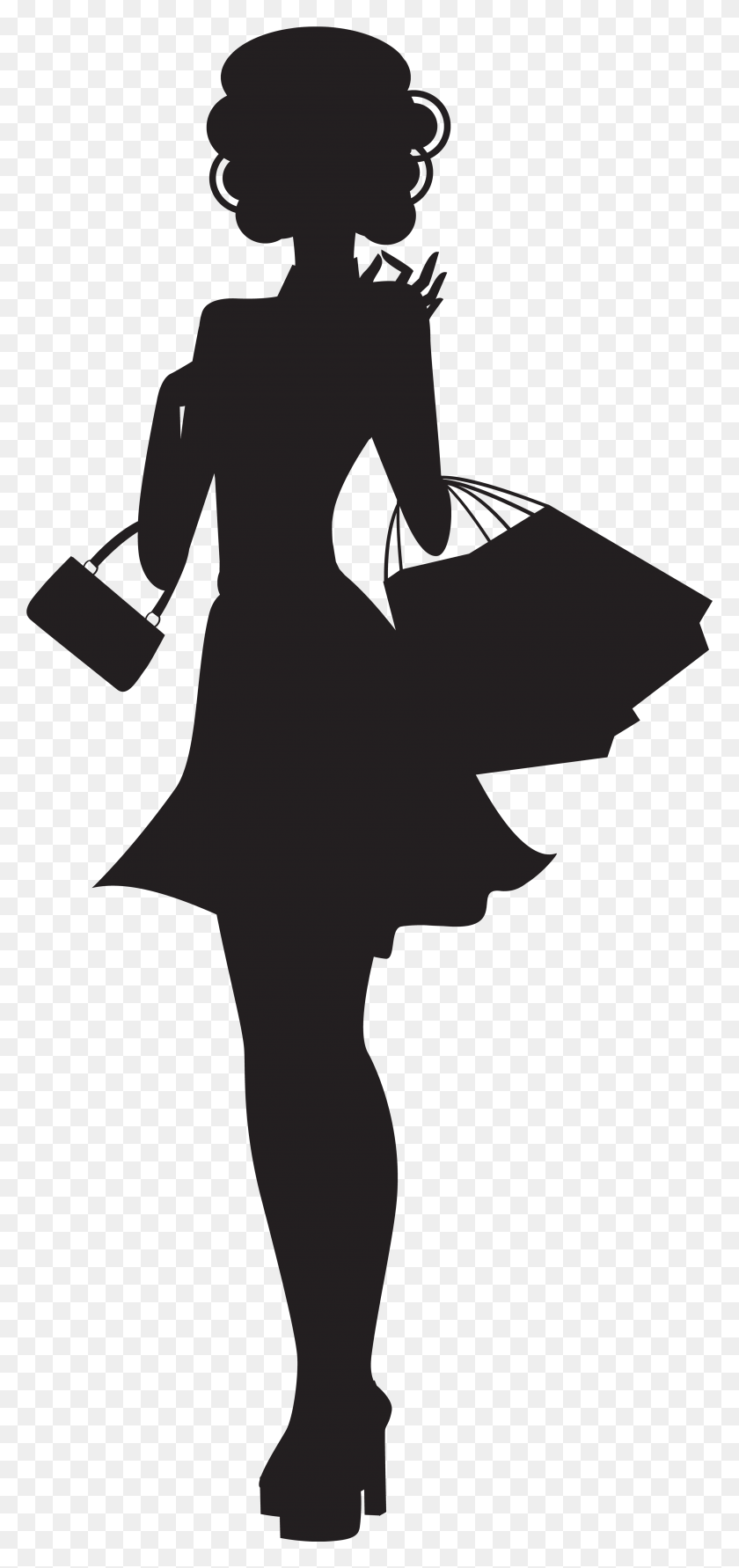 3598x7945 Woman Silhouette, Person, Human HD PNG Download