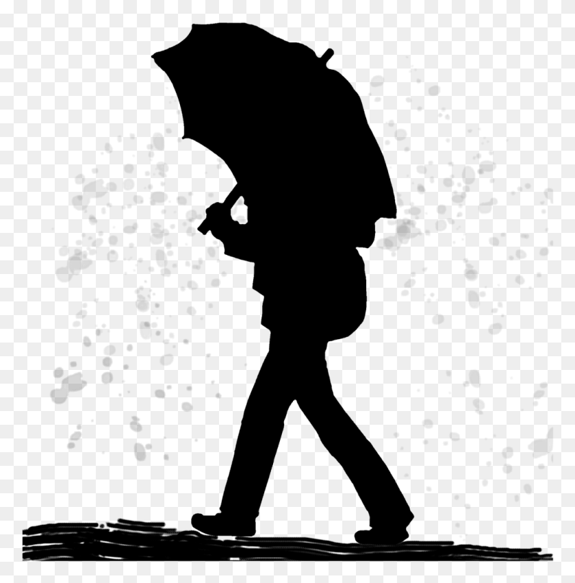 1021x1036 Женщина Зонтик Дождь Изображение Черный Дождь, Серый, Мир Варкрафта Hd Png Скачать