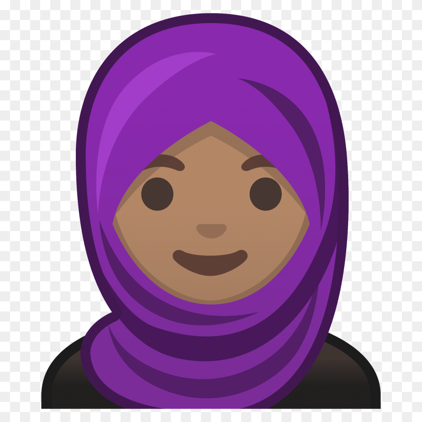 1920x1920 Woman With Headscarf Emoji Clipart, Clothing, Hood, Face, Head PNG