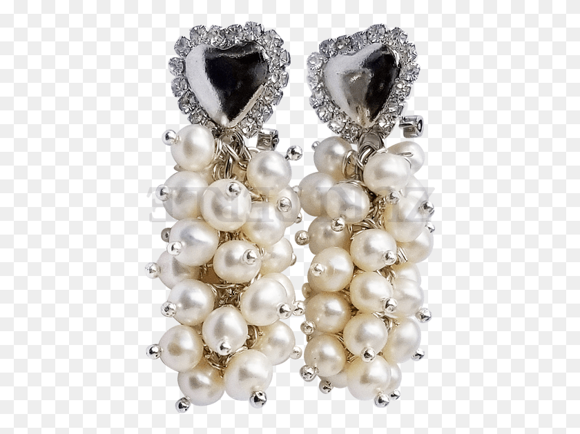 423x569 Women Handcrafted White Pearl Earrings Made In America Earrings, Accessories, Accessory, Jewelry HD PNG Download