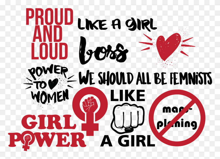 2160x1519 Women Have The Power Love, Text, Alphabet, Word HD PNG Download