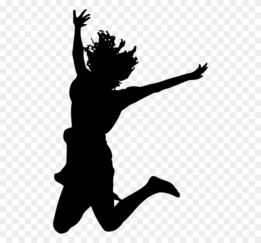 497x720 Women Jumping Silhouette Life Is Like, Gray, World Of Warcraft HD PNG Download