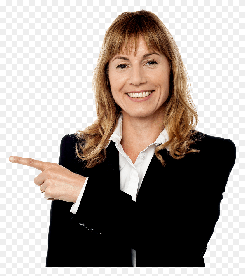 2429x2761 Women Pointing Left Free Commercial Use Image Women Business In HD PNG Download