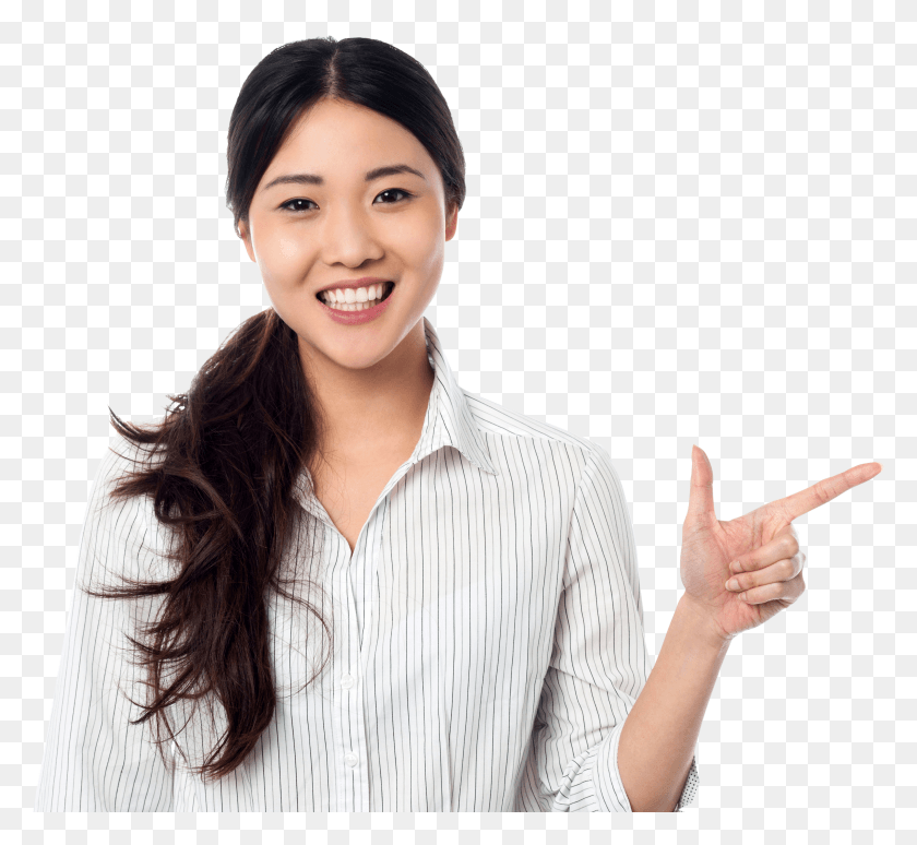 3415x3129 Women Pointing Right Royalty Free Pointing Right HD PNG Download