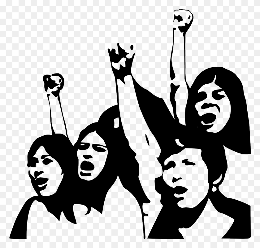 1280x1215 Women Power, Stencil HD PNG Download