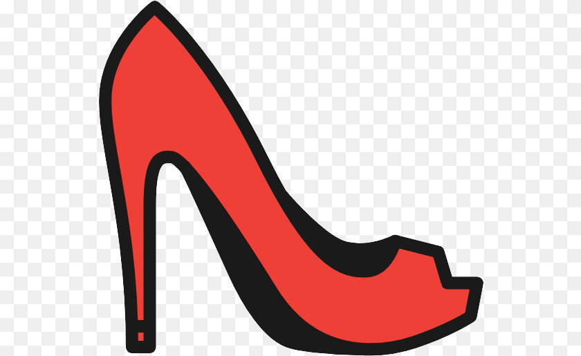 557x515 Women Sandal Icon Desenho De Sapato De Salto, Clothing, Footwear, High Heel, Shoe PNG