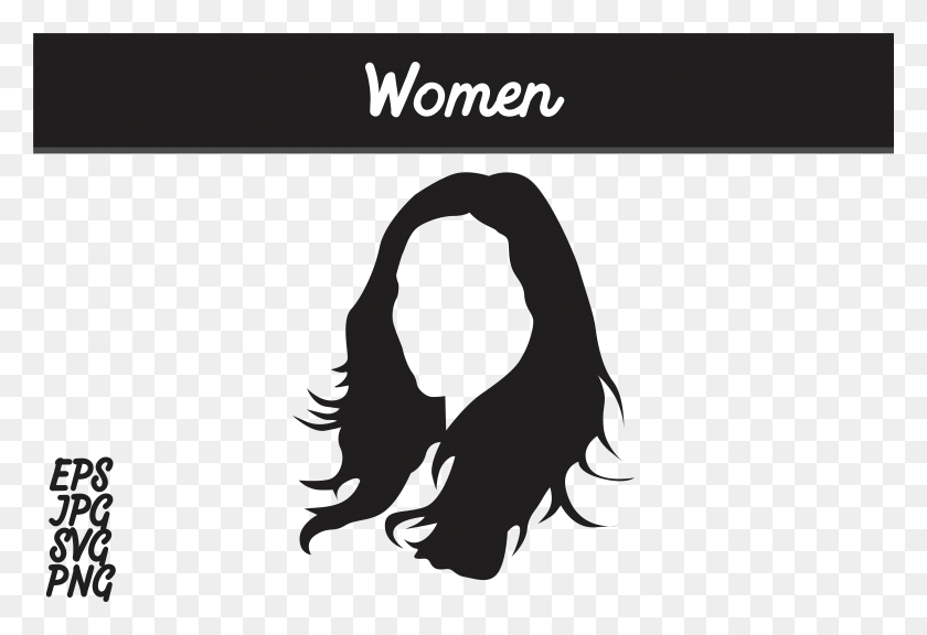 7515x4974 Women Silhouette Svg Vector Image Graphic By Arief Vector Graphics, Person, Human HD PNG Download