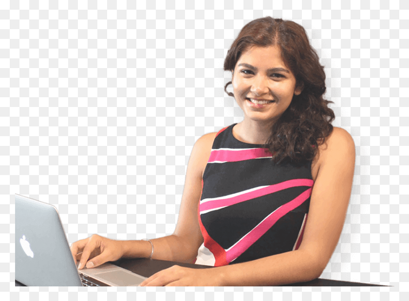 837x600 Women With Laptop, Person, Human, Pc HD PNG Download