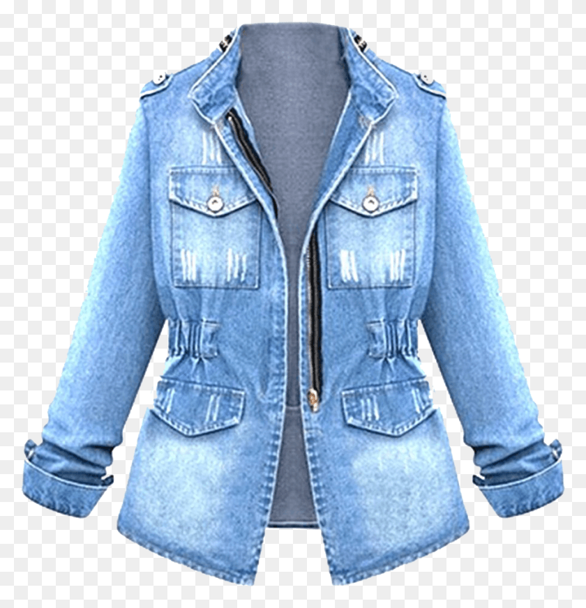 903x941 Womens Denim Jacket With Belt, Clothing, Apparel, Pants HD PNG Download