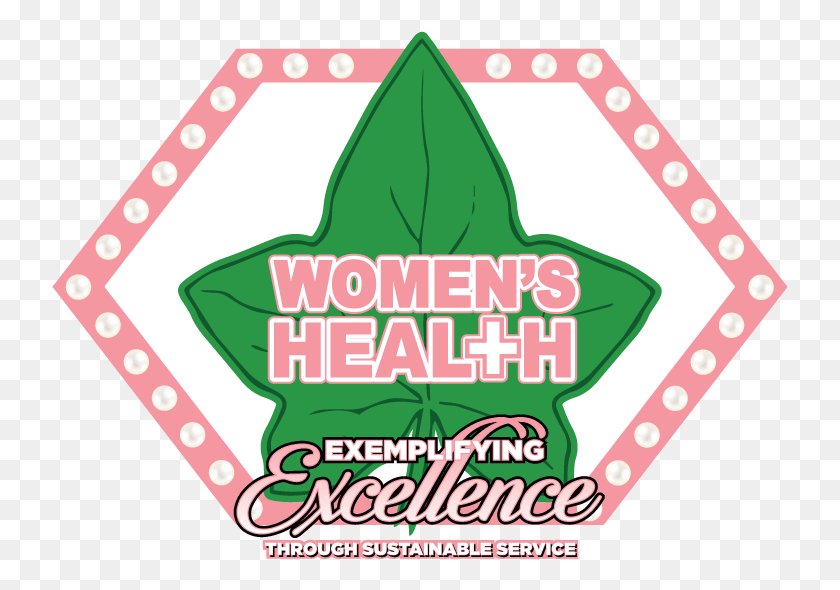 737x530 Womens Health Logo Cap Alpha Kappa Alpha, Advertisement, Poster, Flyer HD PNG Download