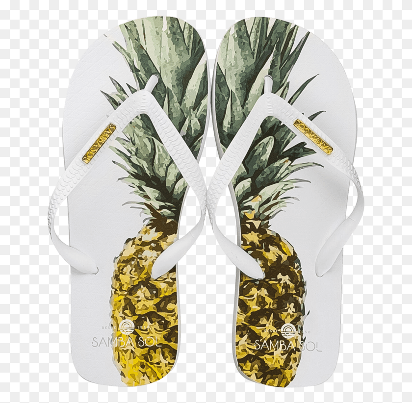 649x762 Womens Pineapple Flip Flops, Clothing, Apparel, Plant HD PNG Download