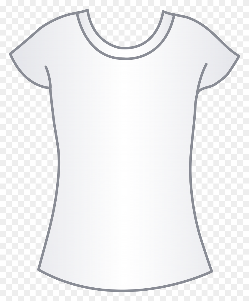 5785x7098 Womens White T Shirt Template, Clothing, Apparel, Undershirt HD PNG Download