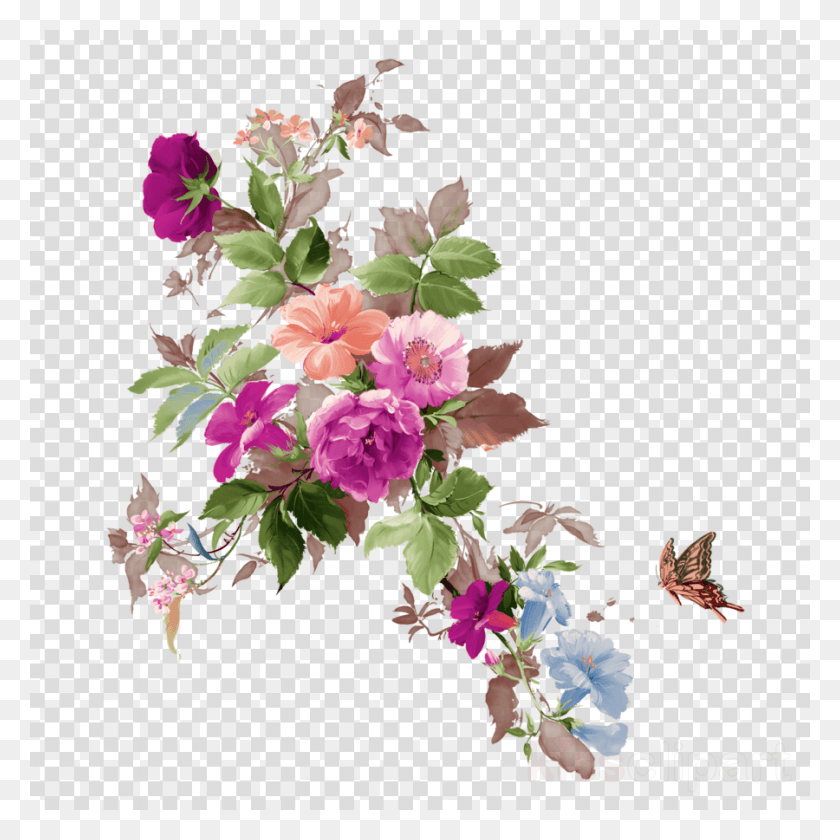 900x900 Wonbeauty Fake And Real Temp Tattoo Stickers Flower Free, Graphics, Floral Design HD PNG Download