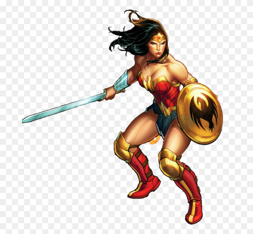 696x716 Wonder Woman, Person, Human, Costume HD PNG Download
