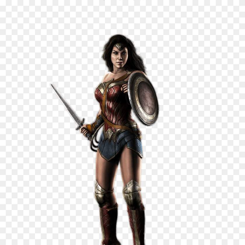 1024x1024 Wonder Woman, Adult, Female, Person, Clothing Sticker PNG