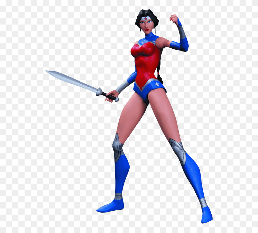 547x700 Wonder Woman 7 Action Figure Figurine Wonder Woman Dc Action, Duel, Costume, Person HD PNG Download