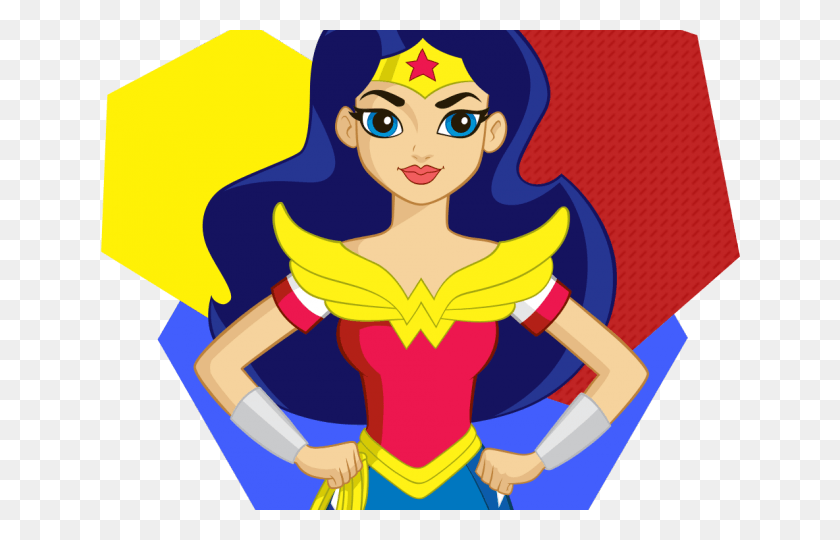 640x480 Wonder Woman Clipart Dcshg Wonder Woman Dc Superhero Girls, Costume, Face, Graphics HD PNG Download